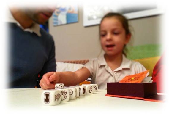 Using Story Cubes to create a children's story on-the-fly and with your kids.